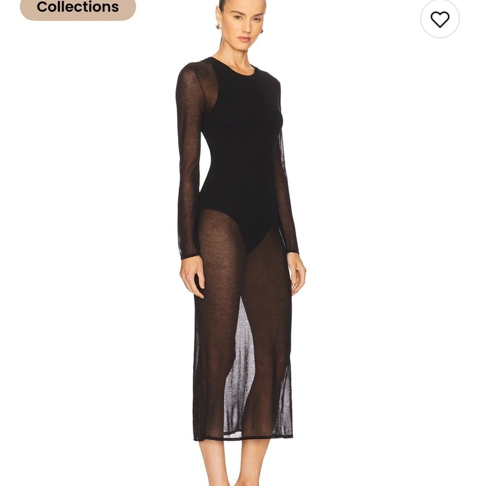 IRO Black Sheer dress - Picture 2 of 5